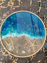 Afbeelding in Gallery-weergave laden, Ocean Beach Kauna'oa Bay | Houten bijzettafel