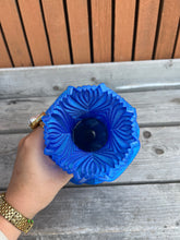 Afbeelding in Gallery-weergave laden, Retrovaas 32cm 3D geprinte vaas blauw