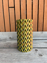 Afbeelding in Gallery-weergave laden, Cilindervaas 26cm 3D geprinte vaas kameleon paars