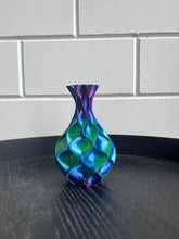 Afbeelding in Gallery-weergave laden, Golfvaas 17cm 3D geprinte vaas Kameleon Blauw