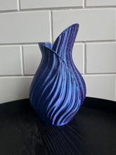 Afbeelding in Gallery-weergave laden, Bladvaas 32cm 3D geprinte vaas Kameleon Paars