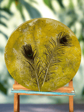 Afbeelding in Gallery-weergave laden, Pauwenveren schilderij