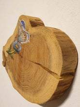 Afbeelding in Gallery-weergave laden, Blue flower | Houten wandplankje