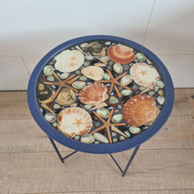 Afbeelding in Gallery-weergave laden, Shell Storm | Metalen Bijzettafel