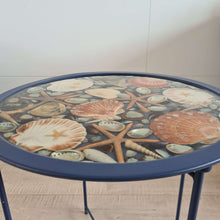 Afbeelding in Gallery-weergave laden, Shell Storm | Metalen Bijzettafel