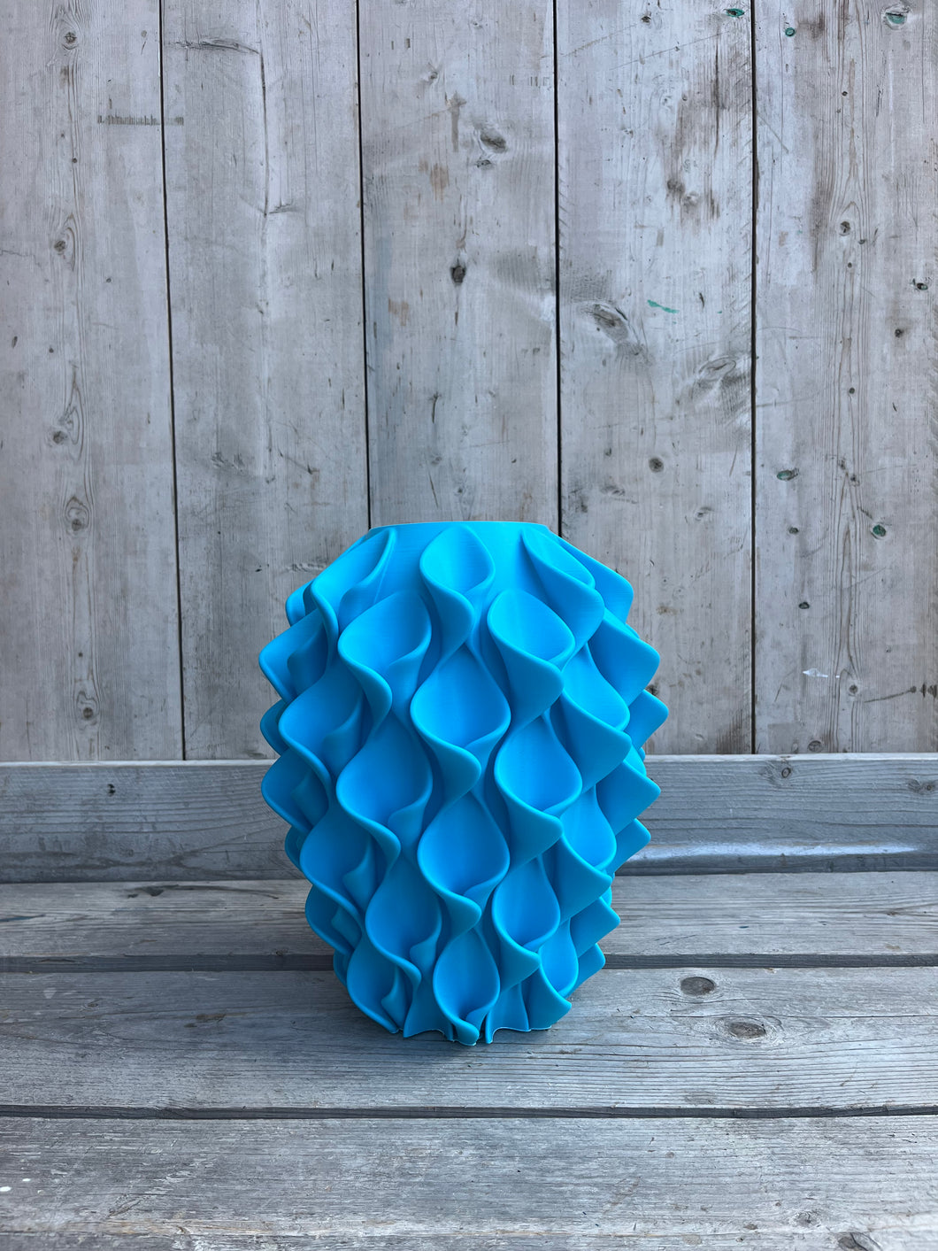 Lelievaas 33 cm 3D geprint lichtblauw
