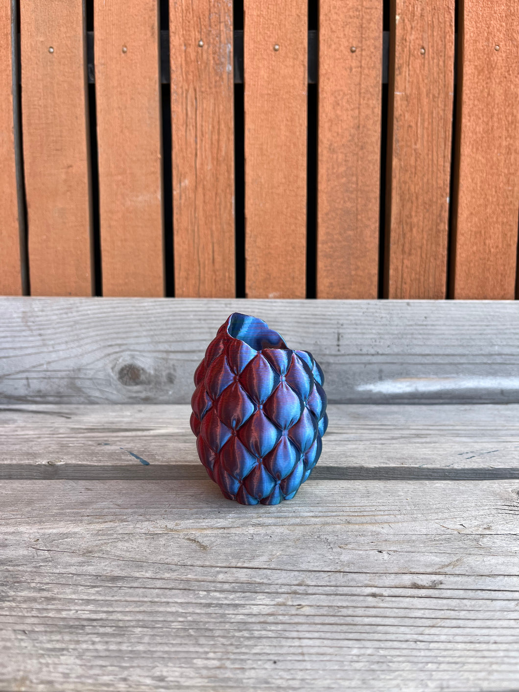 Kussenvaas 3D geprinte vaas kameleon XS