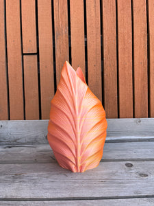 Tropenvaas 3D geprinte vaas kameleon oranje L
