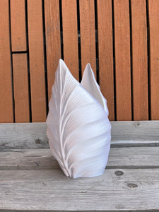 Tropenvaas 3D geprinte vaas zijdeglans S