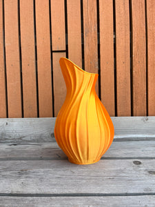 Bladvaas 3D geprinte vaas Kameleon Oranje L