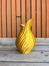 Afbeelding in Gallery-weergave laden, Bladvaas 3D geprinte vaas goud L

