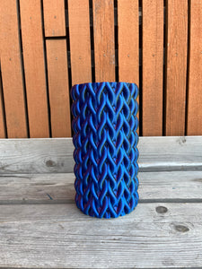 Cilindervaas 3D geprinte vaas kameleon paars L
