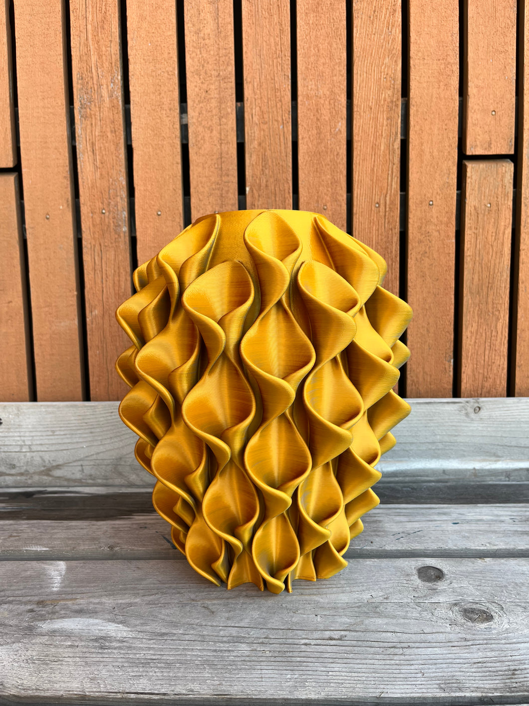 Lelievaas 33cm 3D geprinte vaas Kameleon herfst