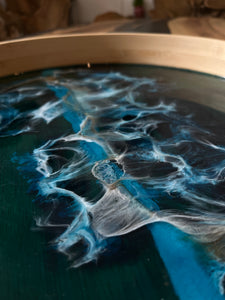 Epoxy Kunst Dienbladen handvat