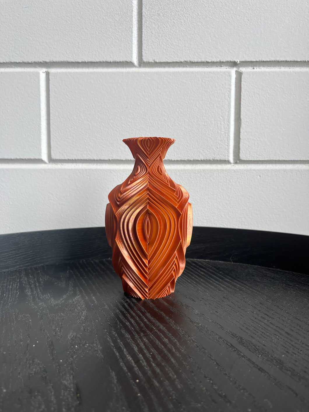 Retrovaas 16cm 3D geprinte vaas Kameleon Herfst
