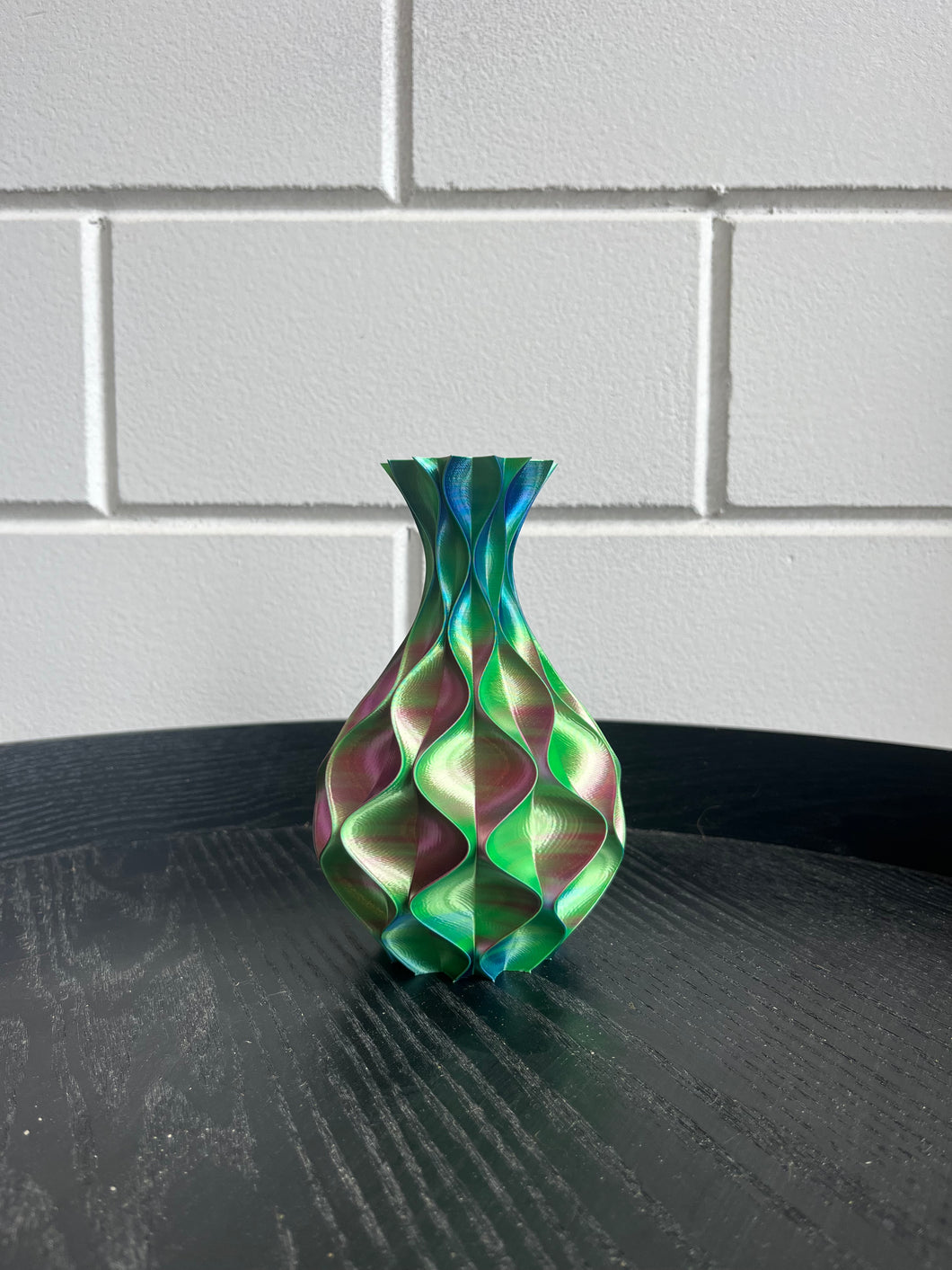 Golfvaas 17cm 3D geprinte vaas Kameleon Blauw
