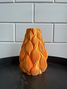 Cacaovaas 26cm 3D geprinte vaas kameleon Roze